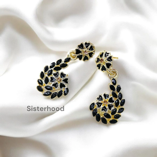 Sisterhood Party wear Earring4 - Black