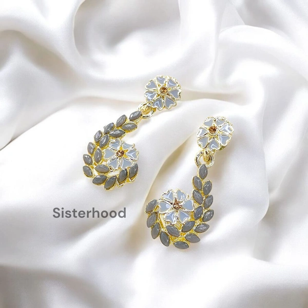 Sisterhood Party wear Earring9 - Gray