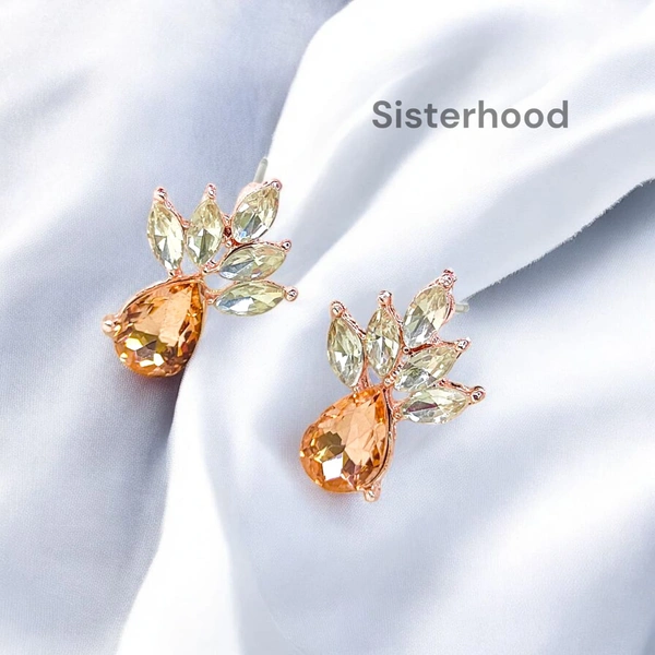 Sisterhood Cystal stone Earring23