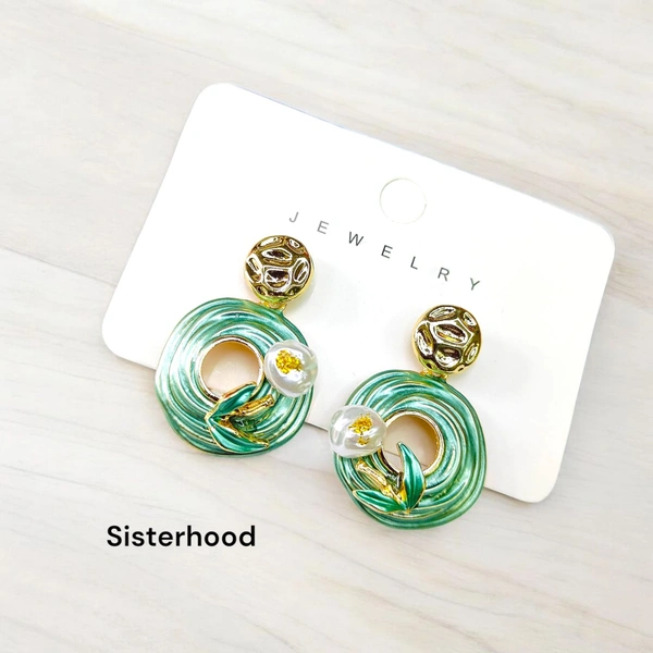 Sisterhood Statement color earrings 3