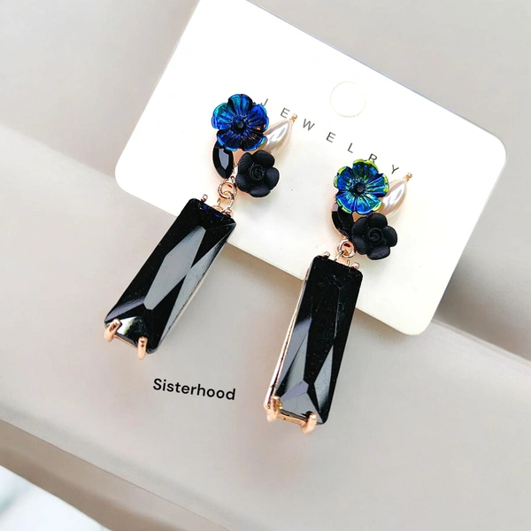 Sisterhood Floral Glass Earring 2