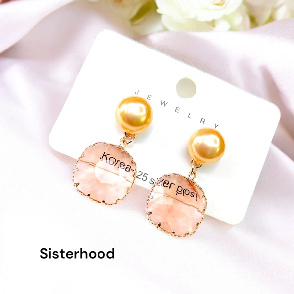 Sisterhood Pearl Glass earring 3