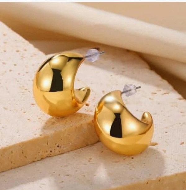 Sisterhood Stainless Steel Gold Plated Earring2