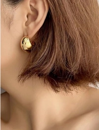 Sisterhood Stainless Steel Gold Plated Earring2