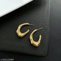 Sisterhood Stainless Steel Gold Plated Earring1