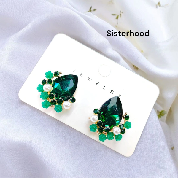 Sisterhood Glass Floral Earring 4