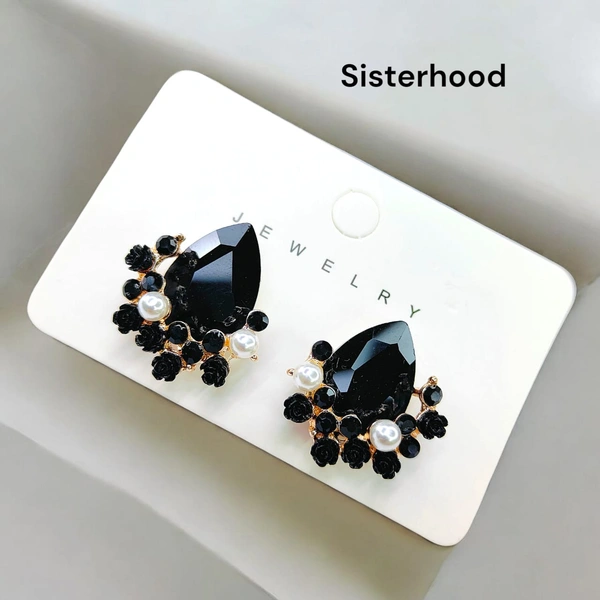Sisterhood Glass Floral Earring 1