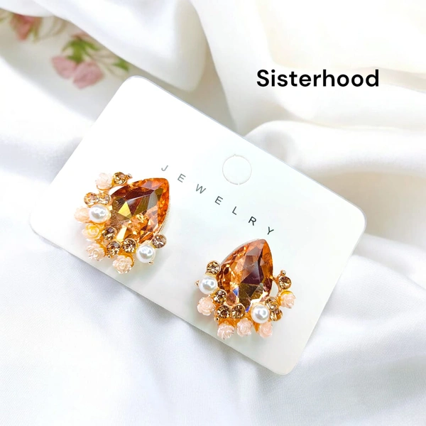 Sisterhood Glass Floral Earring 3