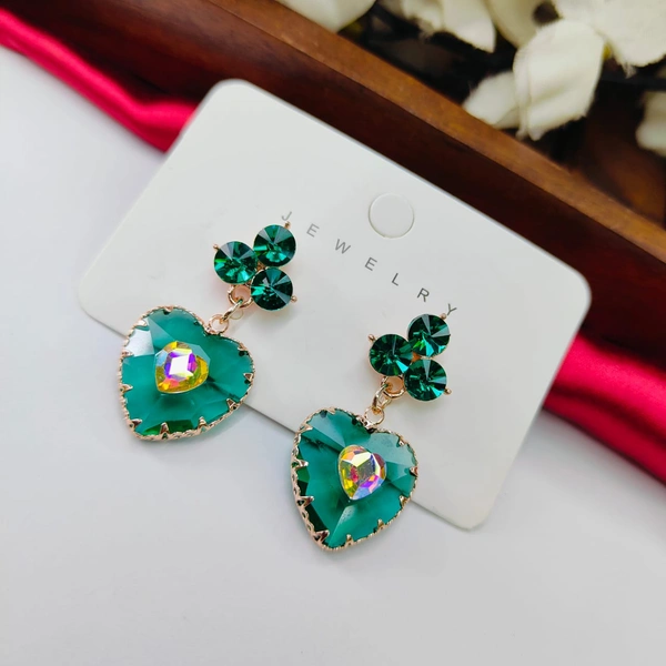 Sisterhood Glass heart Earring 4