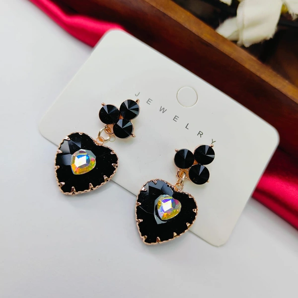 Sisterhood Glass heart Earring 3