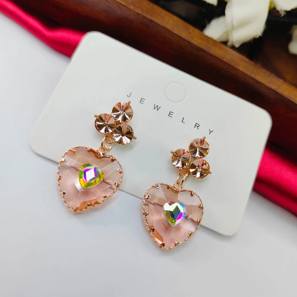 Sisterhood Glass heart Earring 5