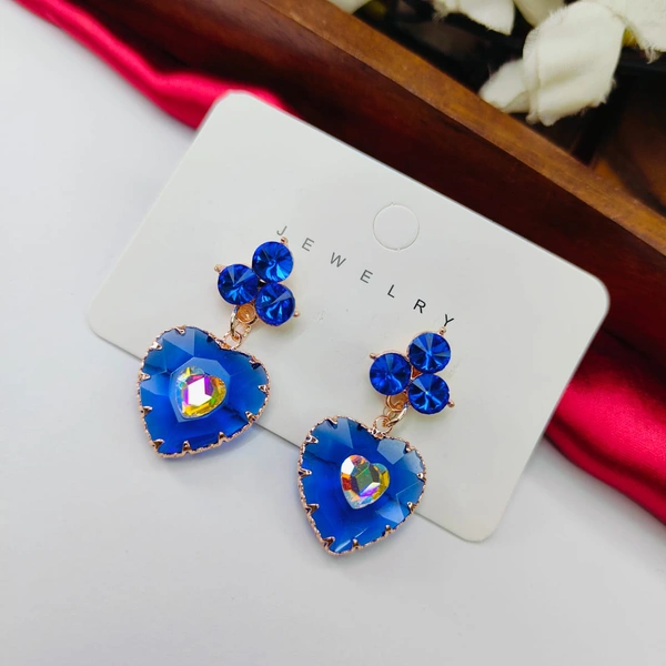 Sisterhood Glass heart Earring 2
