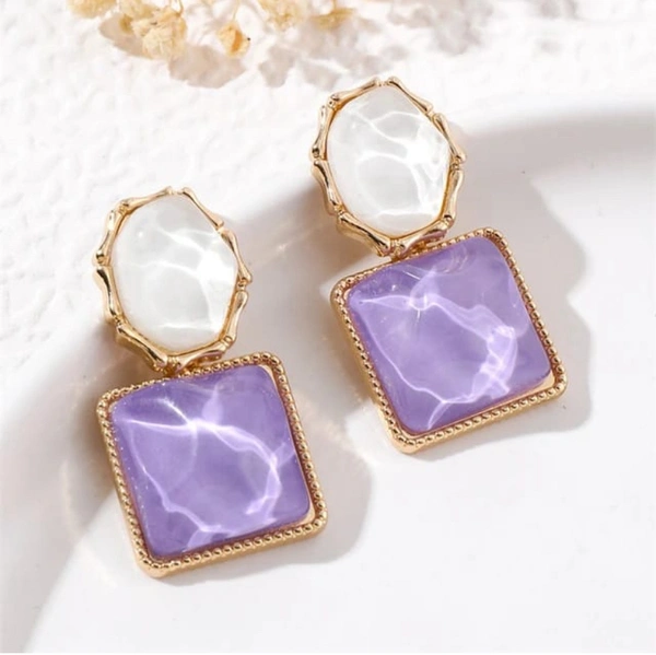 Sisterhood Imported Earring 2 - Electric Violet