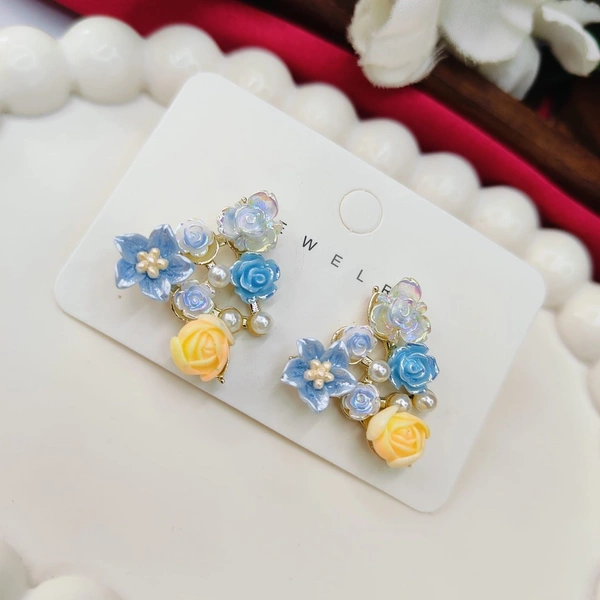 Sisterhood Floral Imported Earring 4