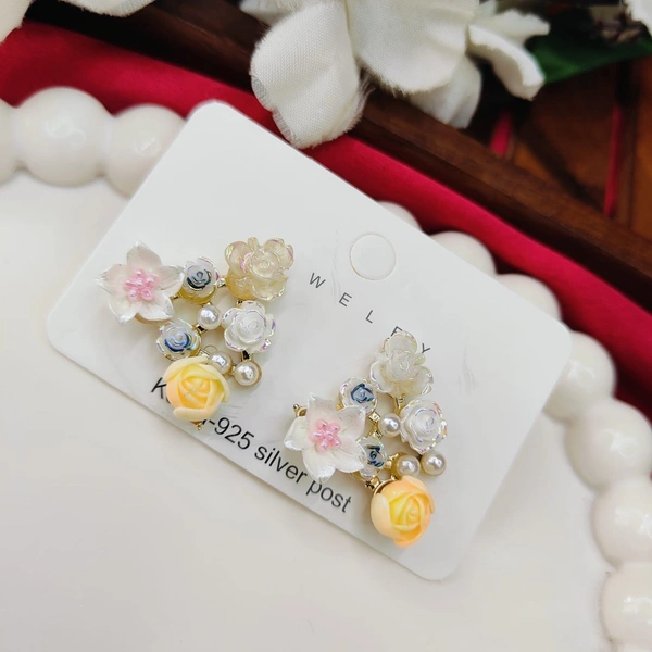 Sisterhood Floral Imported Earring 18