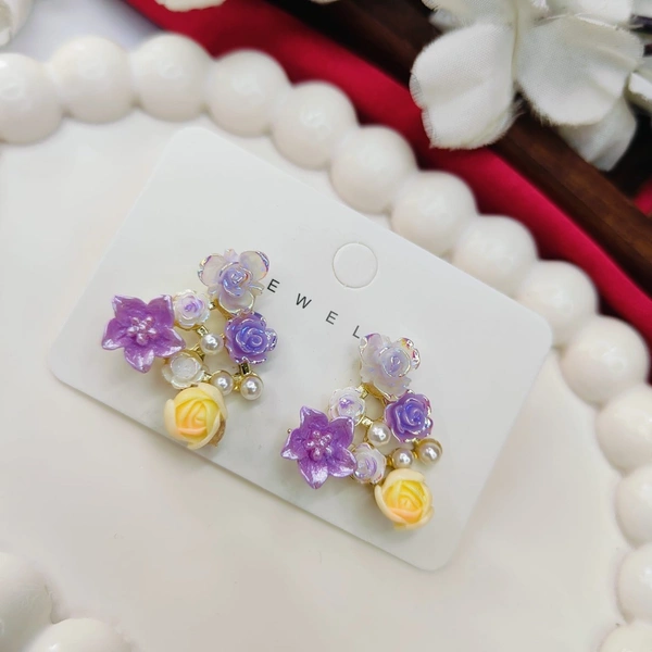 Sisterhood Floral Imported Earring 5