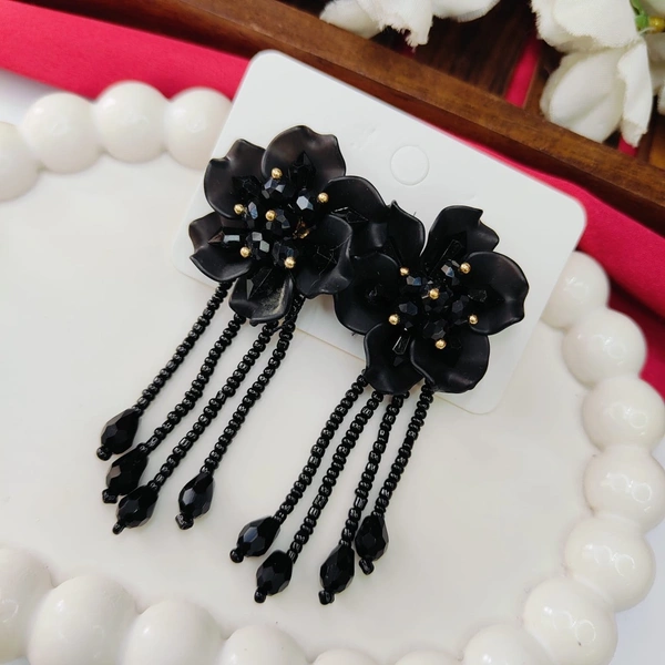 Sisterhood Flower Crystal  Imported Earring 4