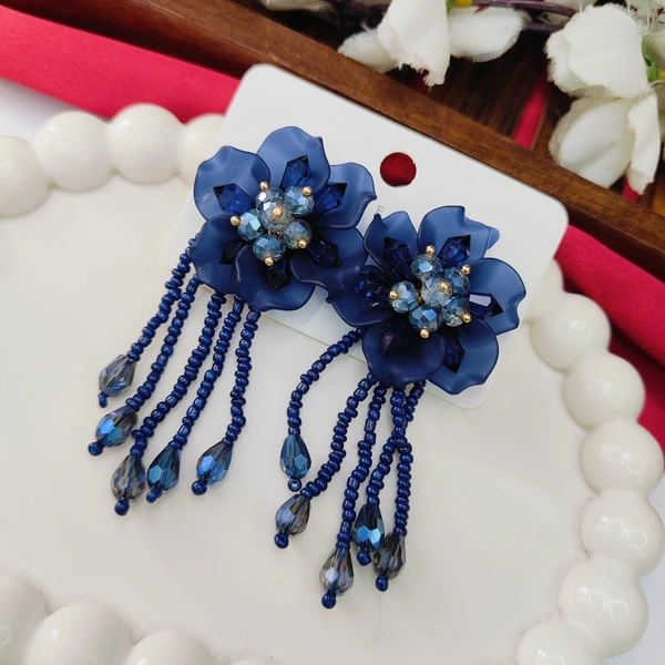 Sisterhood Flower Crystal  Imported Earring 6