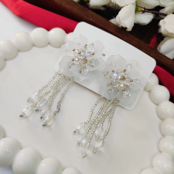 Sisterhood Flower Crystal  Imported Earring 3