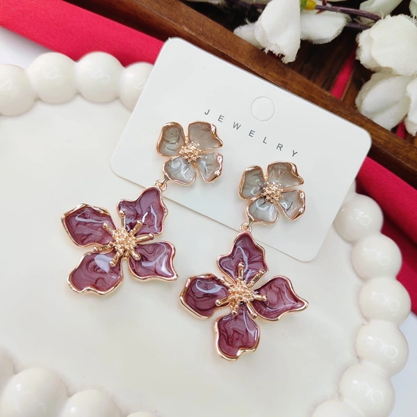 Sisterhood Flower Imported Earring 9