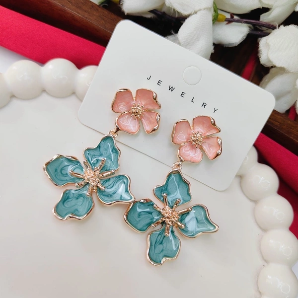 Sisterhood Flower Imported Earring 14