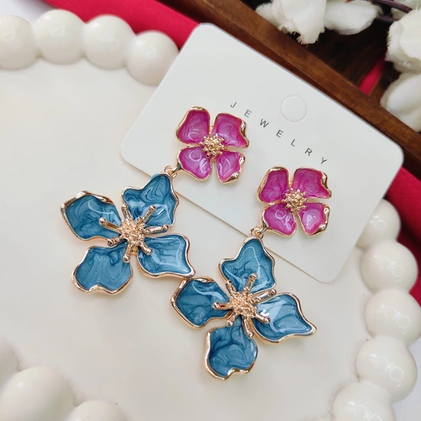 Sisterhood Flower Imported Earring 13