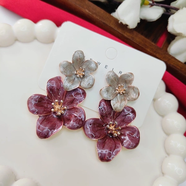 Sisterhood Flower Imported Earring 3