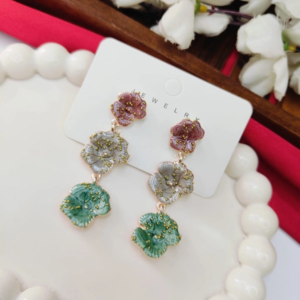 Sisterhood Flower Imported Earring 1