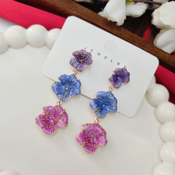 Sisterhood Flower Imported Earring 12