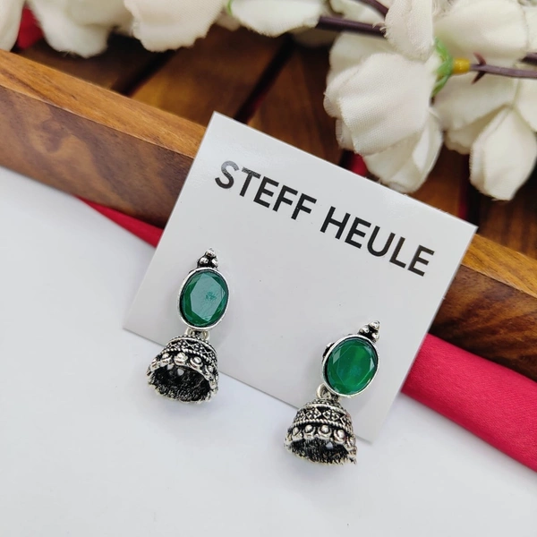 Sisterhood Silver Jhumka 3