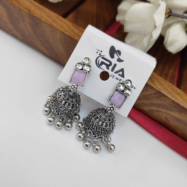 Sisterhood Silver Jhumka 3