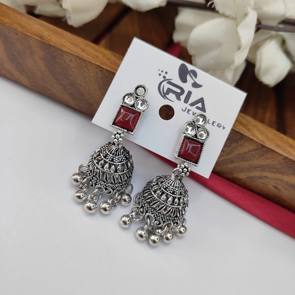 Sisterhood Silver Jhumka 2