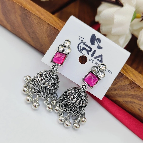 Sisterhood Silver Jhumka 6