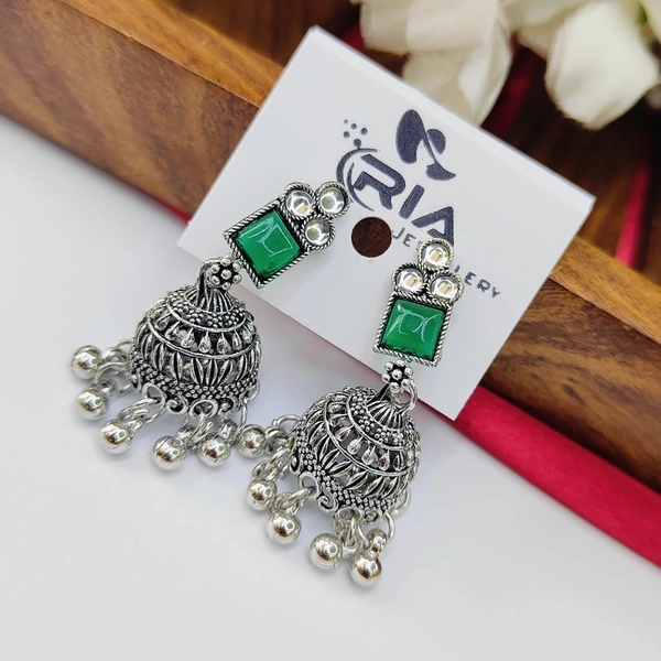 Sisterhood Silver Jhumka 1