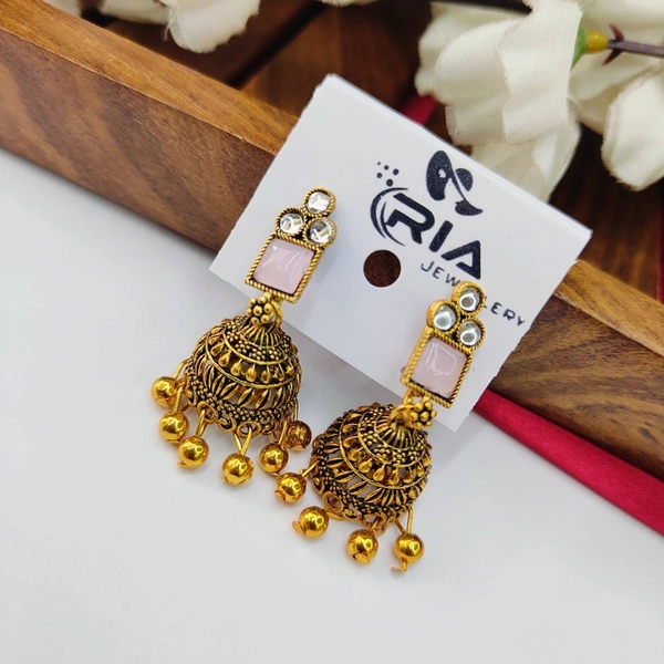 Sisterhood Golden Jhumka 2