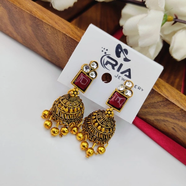 Sisterhood Golden  Jhumka 6