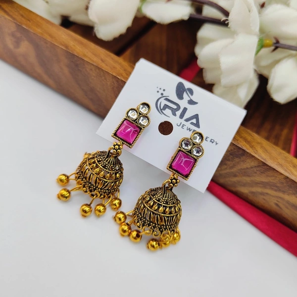 Sisterhood Golden  Jhumka 1