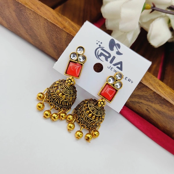 Sisterhood Golden  Jhumka 5