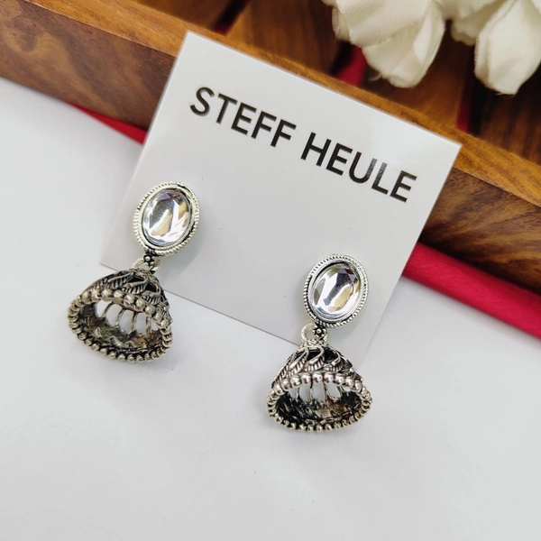 Sisterhood Silver   Jhumka 5