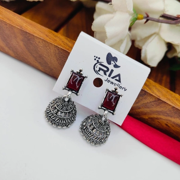 Sisterhood silver  Jhumkas7