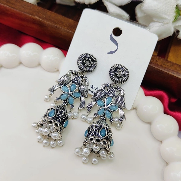 Sisterhood German Silver Jhumka 1