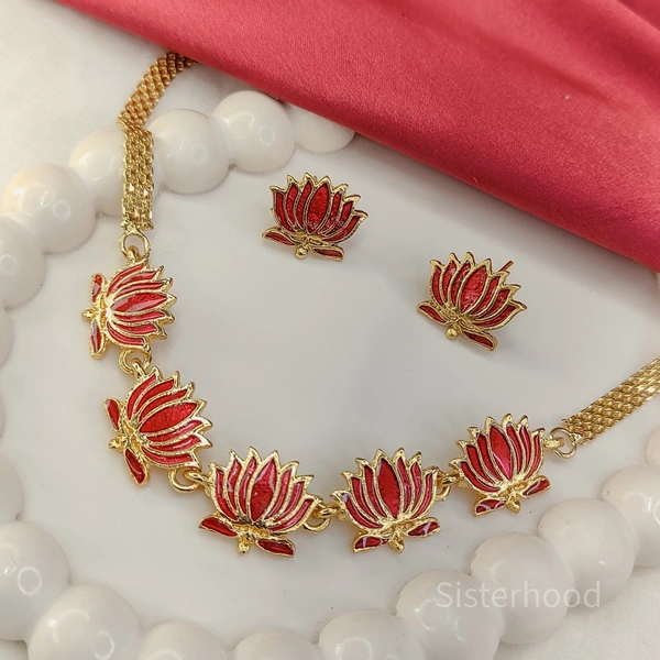 Sisterhood Lotus Neckale set  1