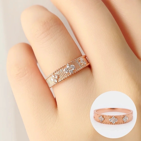 Anti Tarnish Imported Rose gold Ring 16