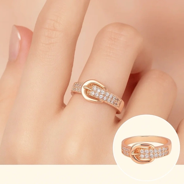 Anti Tarnish Imported Rose gold Ring 17