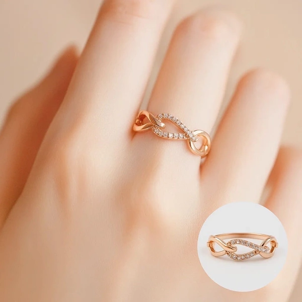 Anti Tarnish Imported Rose gold Ring 8