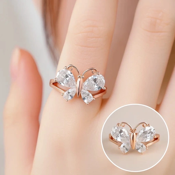 Anti Tarnish Imported Rose gold Ring 10