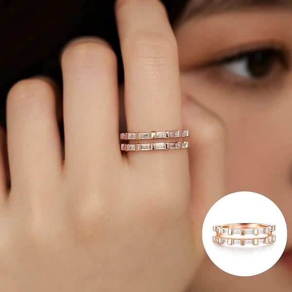 Anti Tarnish Imported Rose gold Ring 9