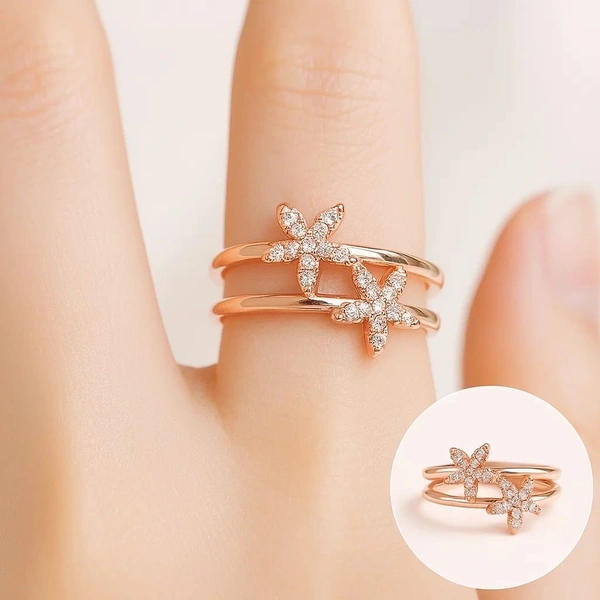 Anti Tarnish Imported Rose gold Ring 1