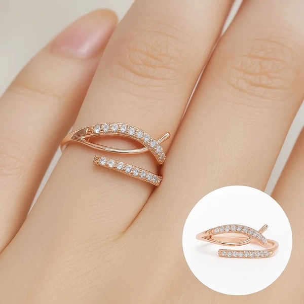 Anti Tarnish Imported Rose gold Ring 6