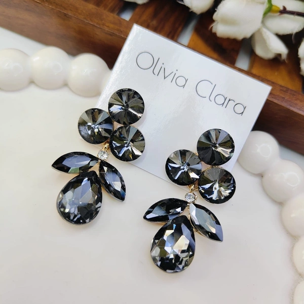 Imported Korean Earring 24 - Dove Gray